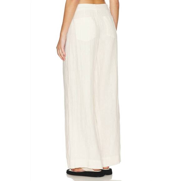 NEW SANCTUARY linen marine wide leg pants in birch